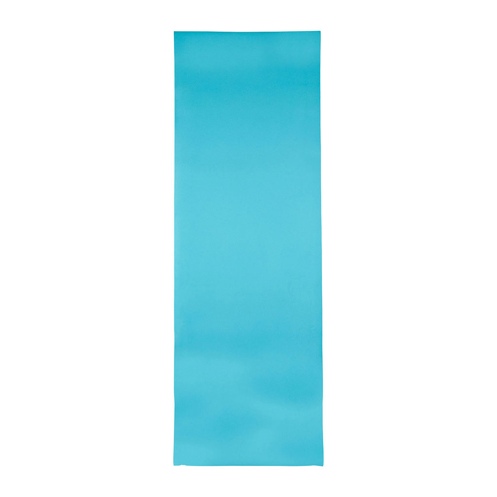 Tapis de yoga antidérapant bleu 180x60cm