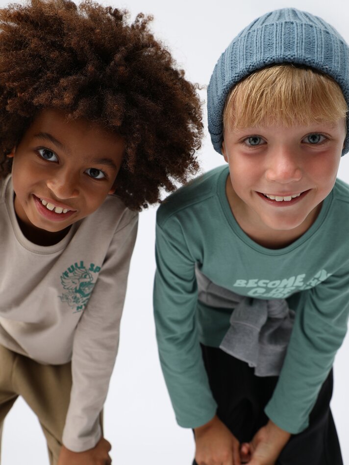 Pacote com 2 camisetas estampadas - Verde Pastel