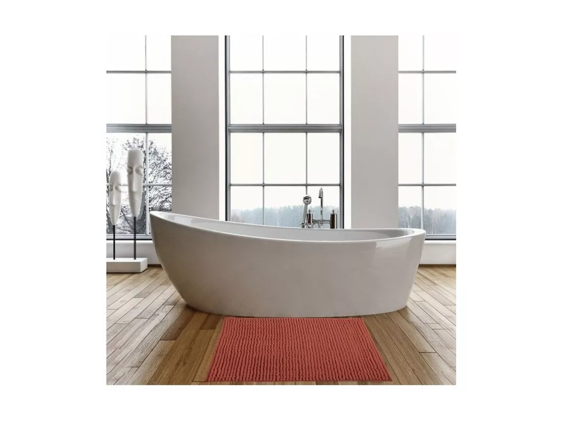 Tapis de salle de bain en terre cuite 50x80 cm