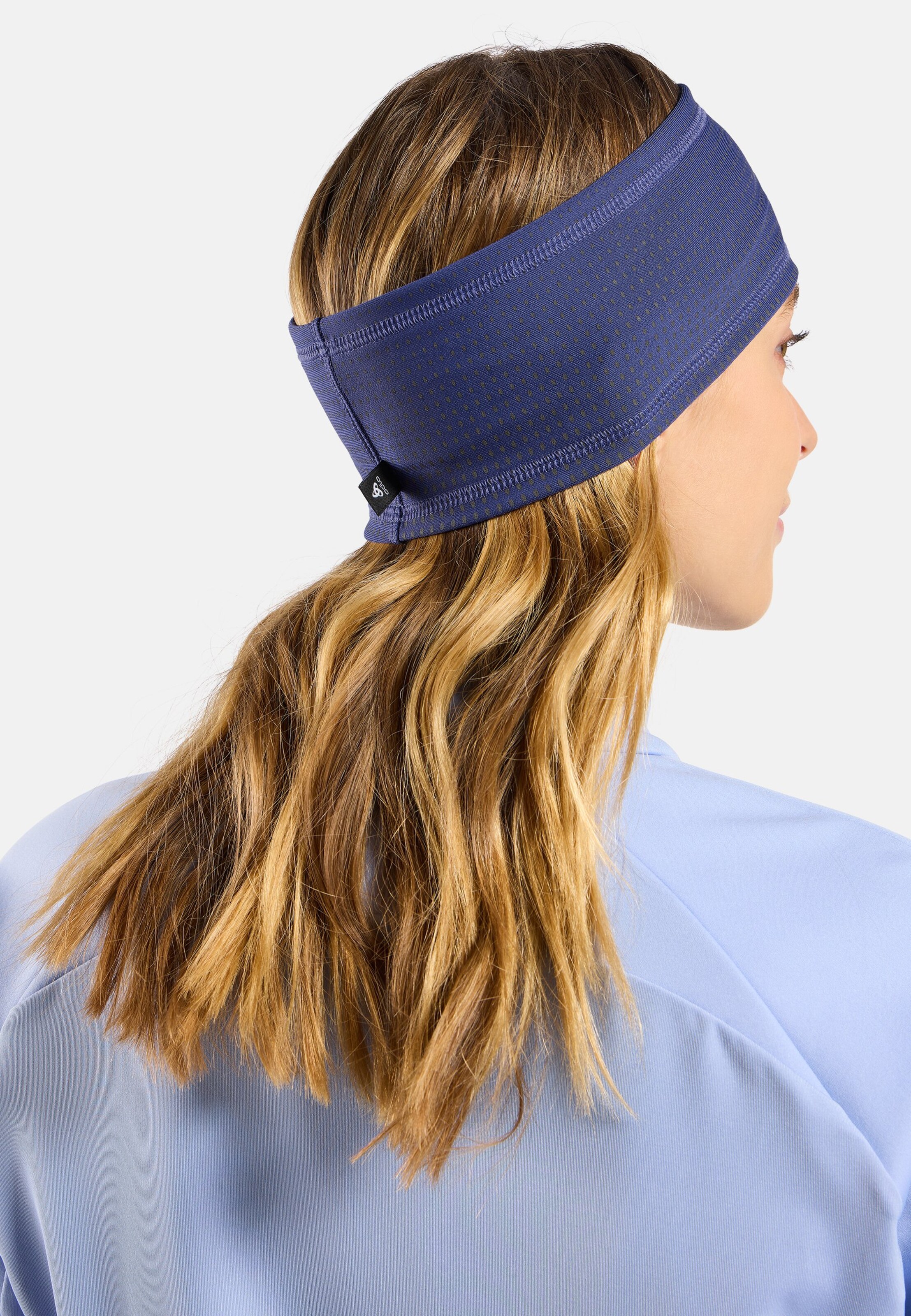 Polyknit Warm Stirnband mit reflektierenden Details in Skipper Blue