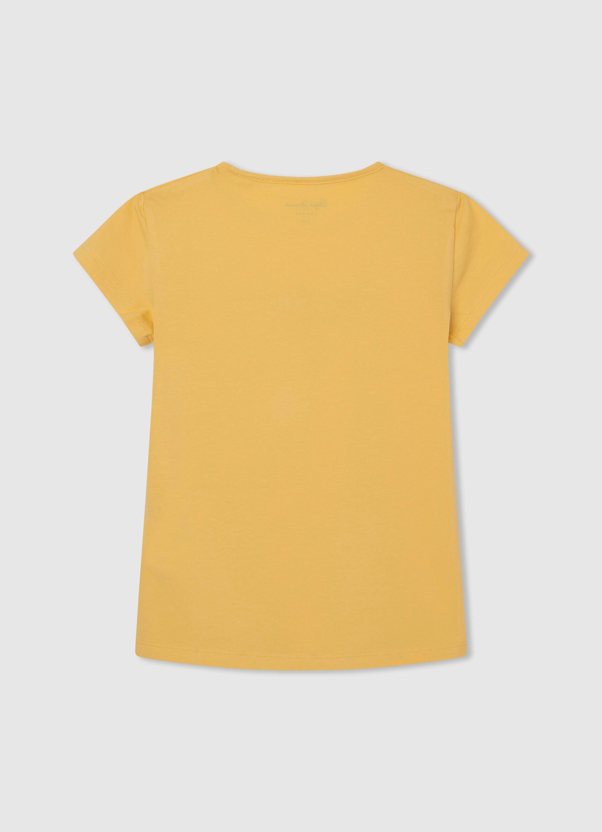 CAMISETA COM LOGOTIPO E DETALHE DE GLITTER - brilhe