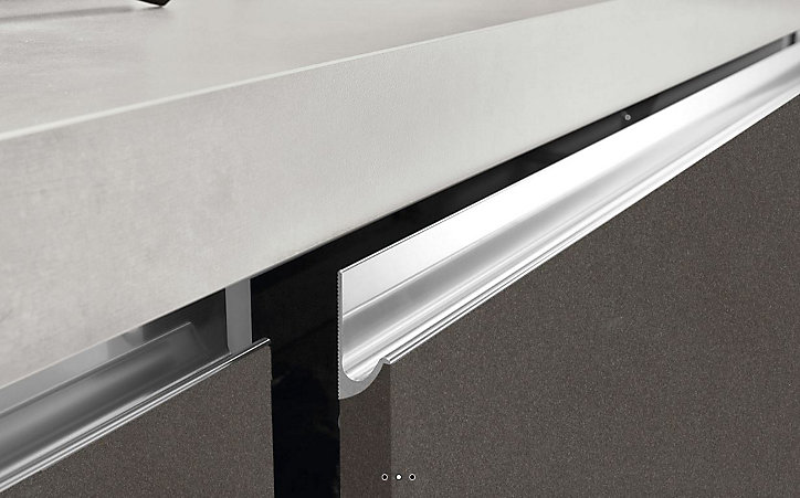 Cuisine complète pré-montée All In Veronica décor anthracite L.250 cm avec électroménager