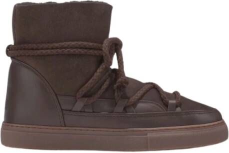 Inuikii Tijdloze Elegantie Gecombineerd met Functionaliteit Lage Sneaker Beige Dames