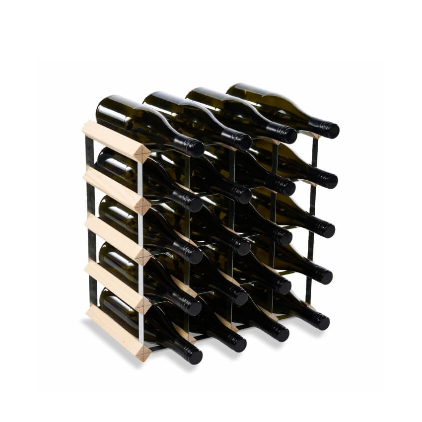 Weinregal Massivholz für 20 Flaschen