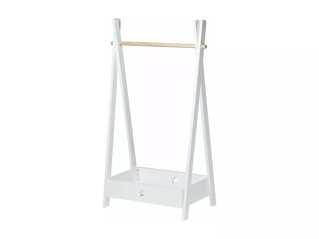 Garde-robe pour enfant avec blanche 73 x 43 x 126 cm 03_0008154