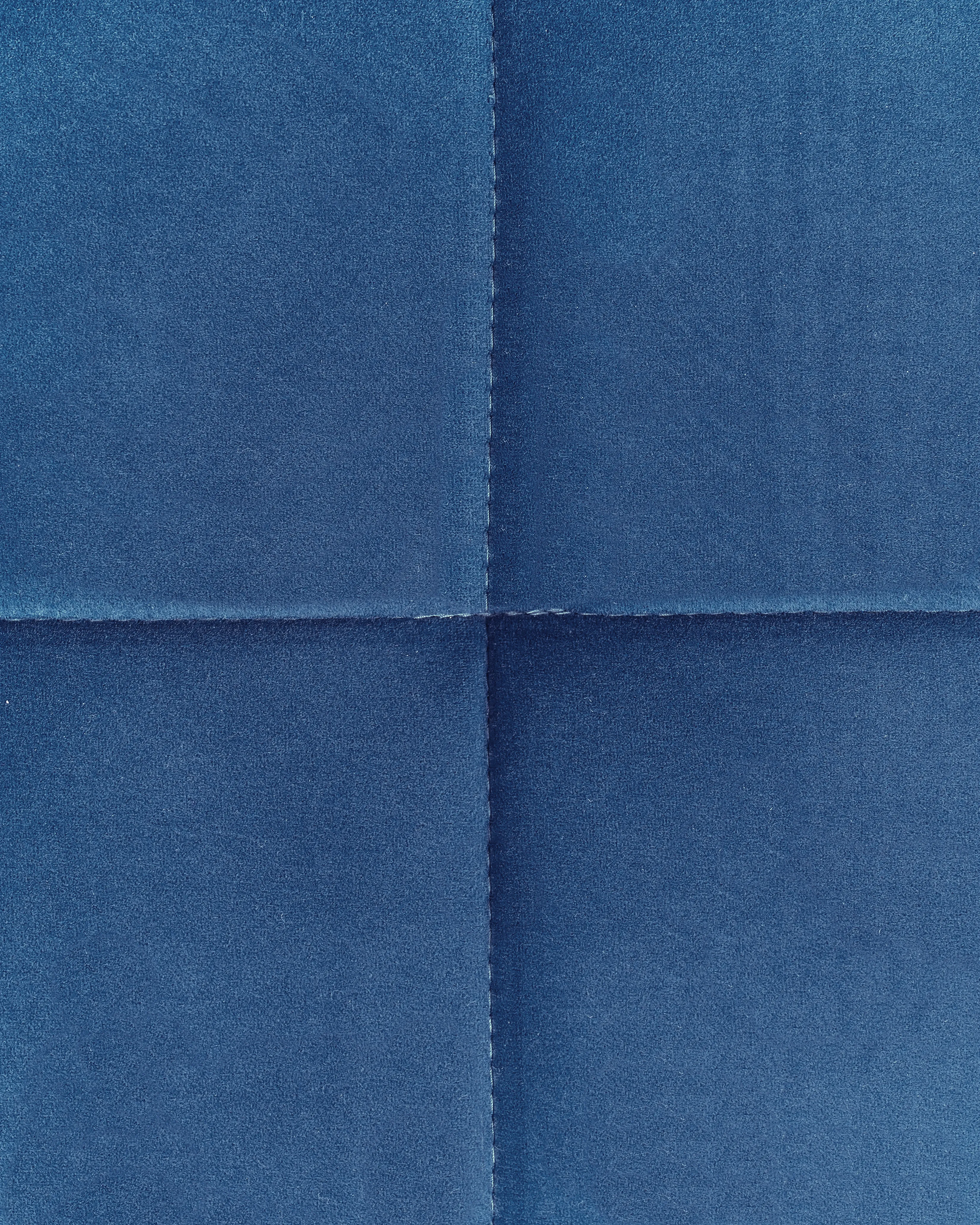 Fauteuil ABERDEEN Fluweel Blauw