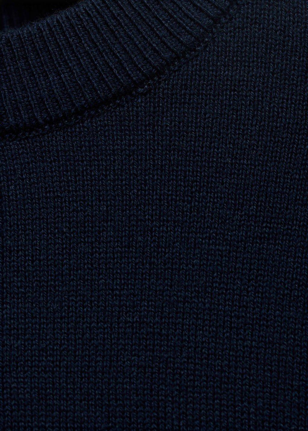 Mango Kids trui marine gebreid