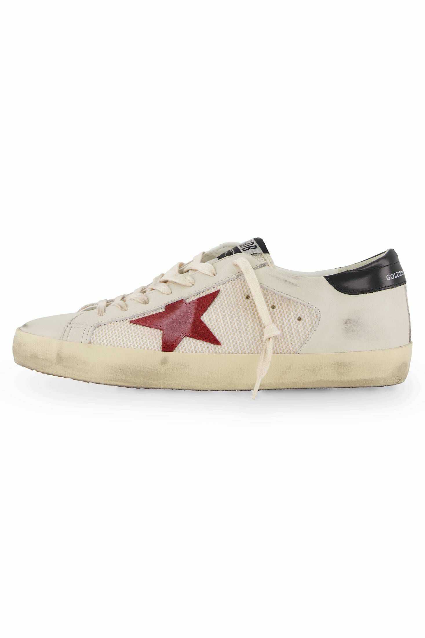 Golden Goose| Herren Sneaker SUPER-STAR NET AND LEATHER