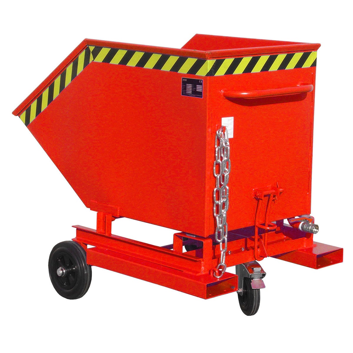 Bauer chipwagen SKW-ET 400, geschilderd, vuurrood