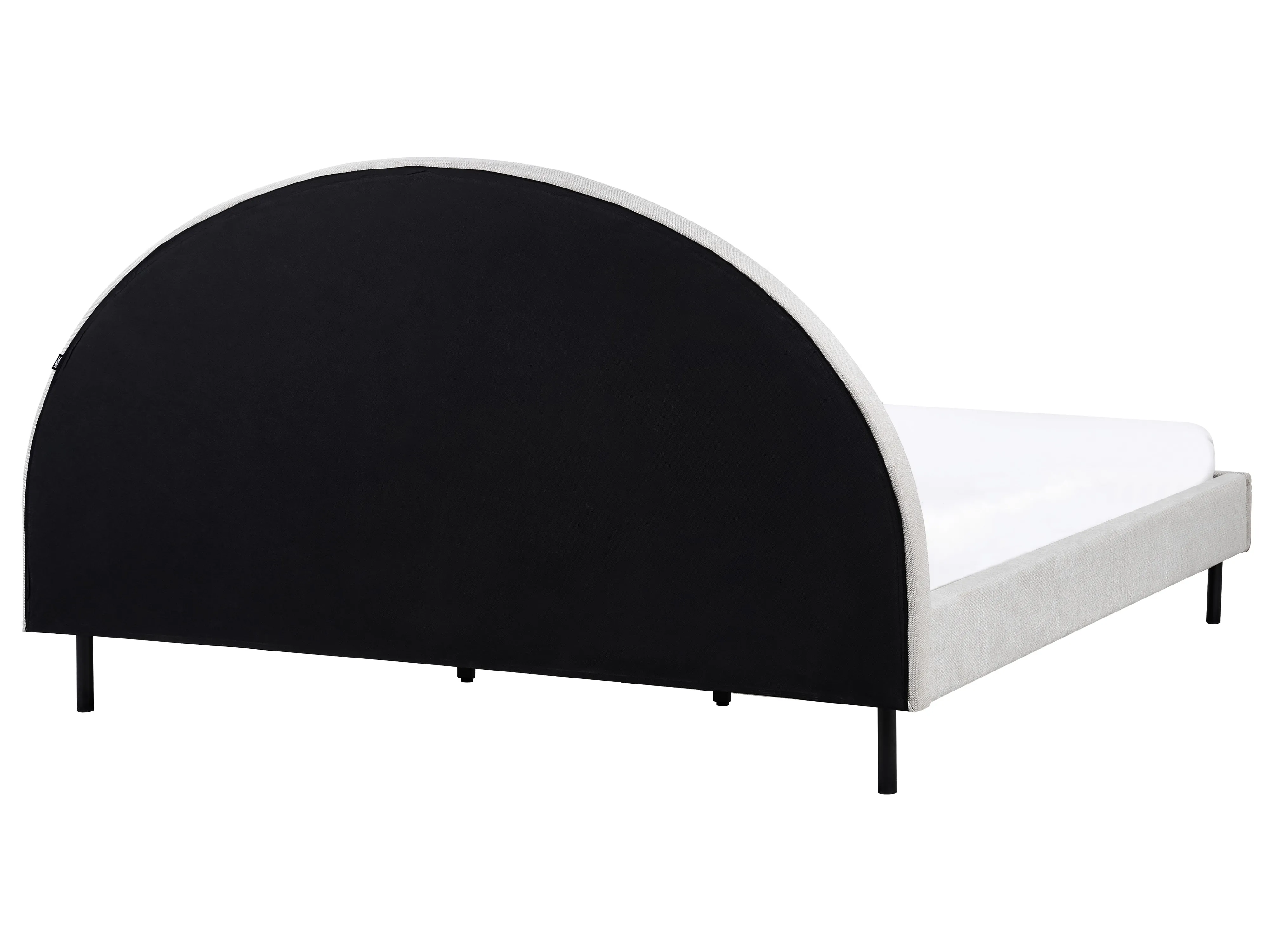 Bed Stof MARGUT 180 x 200 cm Lichtgrijs