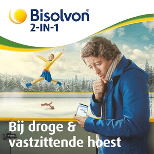 Bisolvon 2-in-1 Siroop Suikervrij 120ML