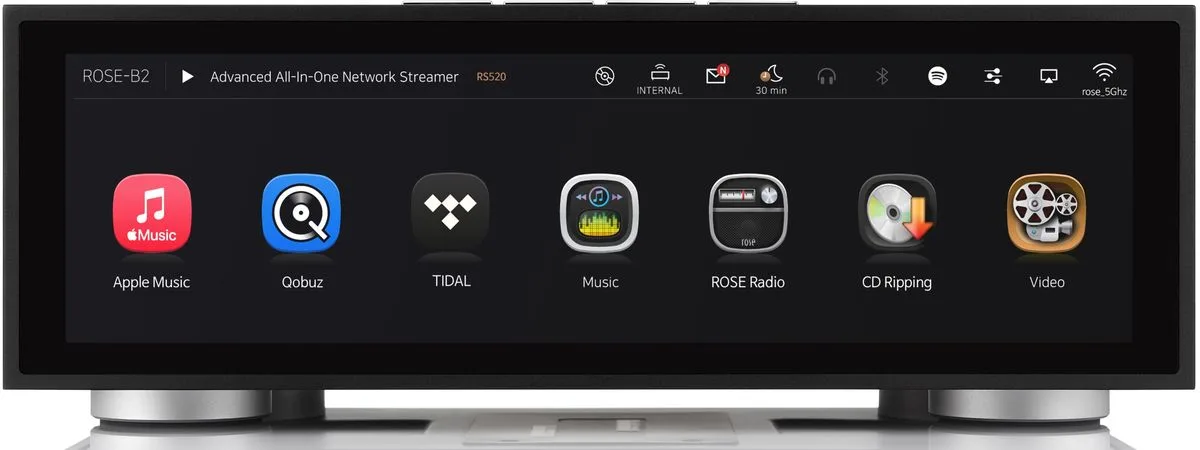 Rose RS520 Noir Amplis hi-fi stéréo