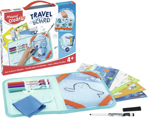 Creatieve set tekeningen Reisbord