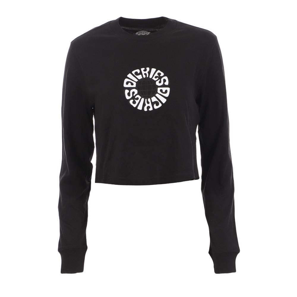Dickies T-shirt Crop Noir Femme Dickies Globe