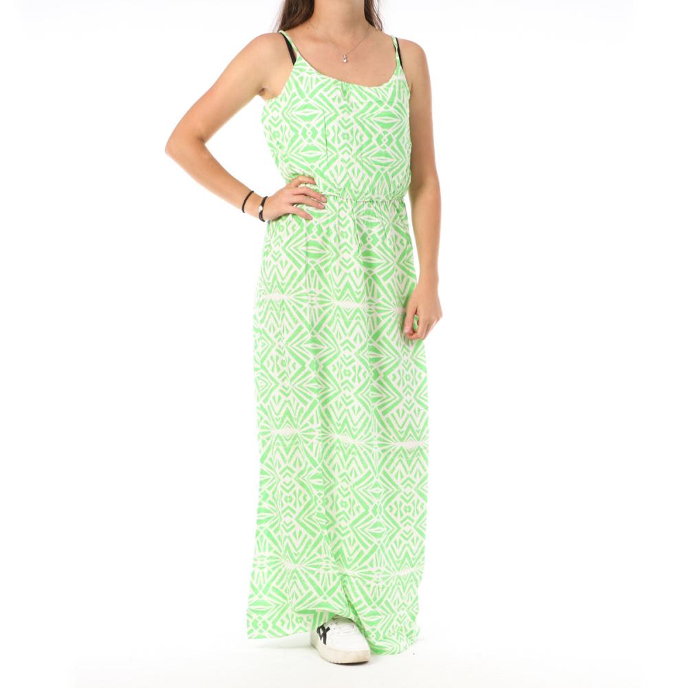 Only Robe Longue Verte clair Femme Only Nova