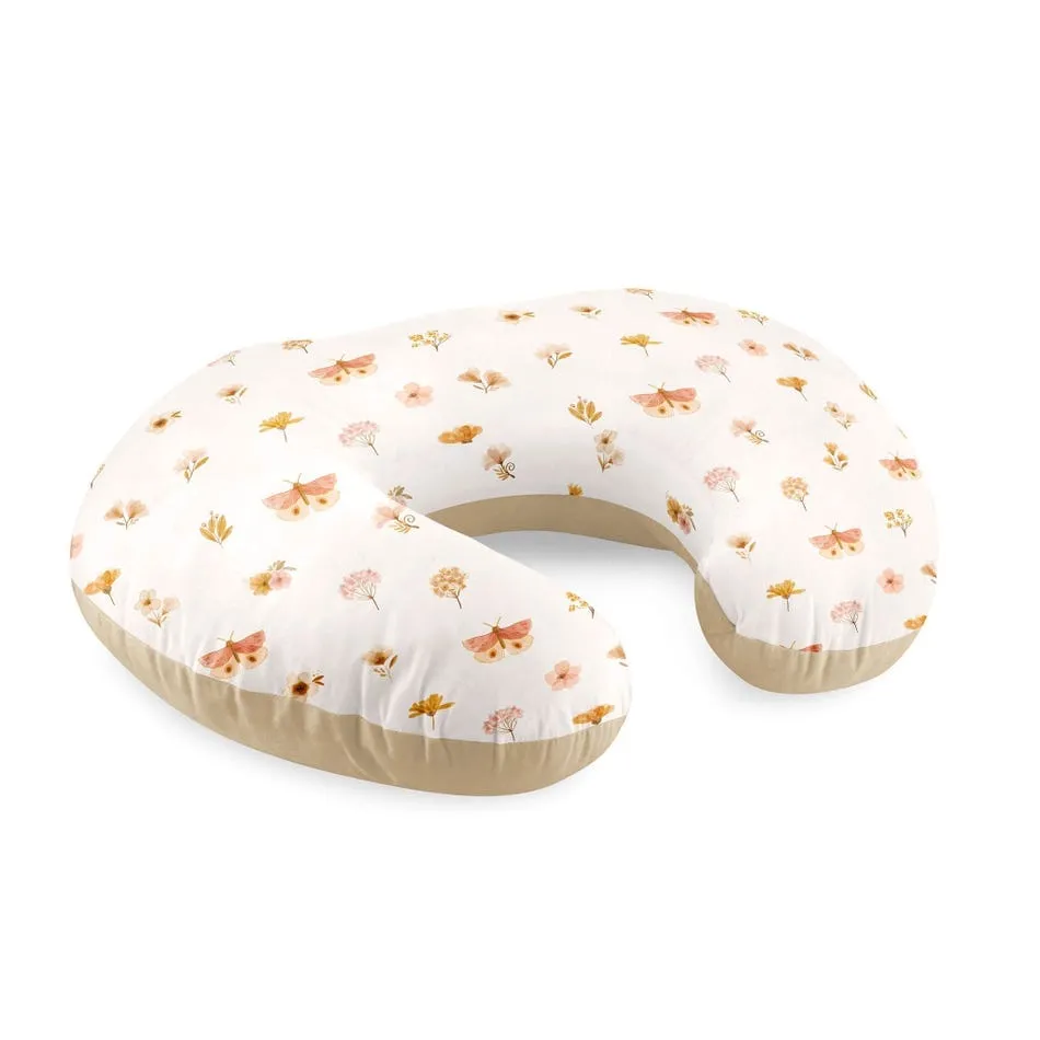 Origami Maison Literie 3 mrcx + Coussin d'allaitement - Champs de fleurs vintage