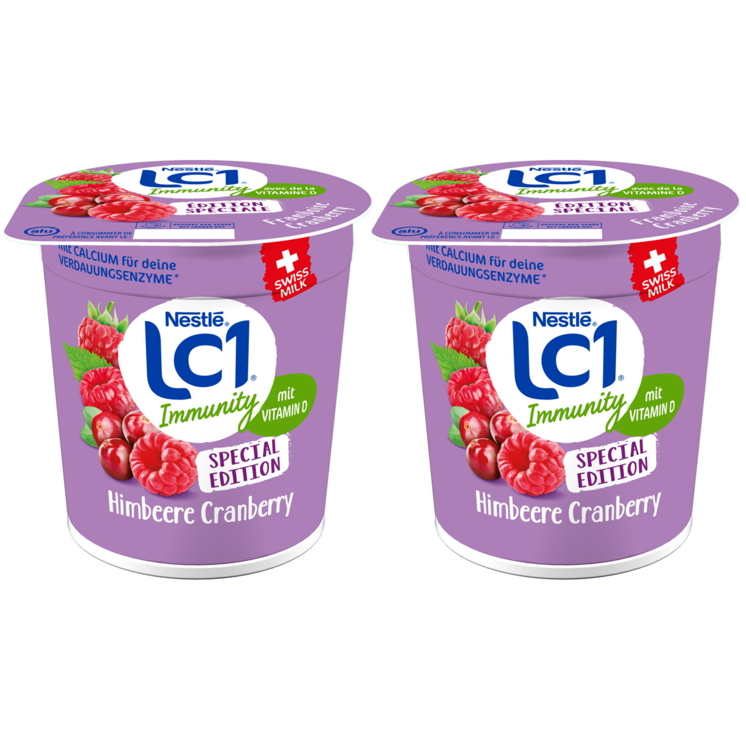 LC1 Joghurt Himbeere Cranberry 2x150g