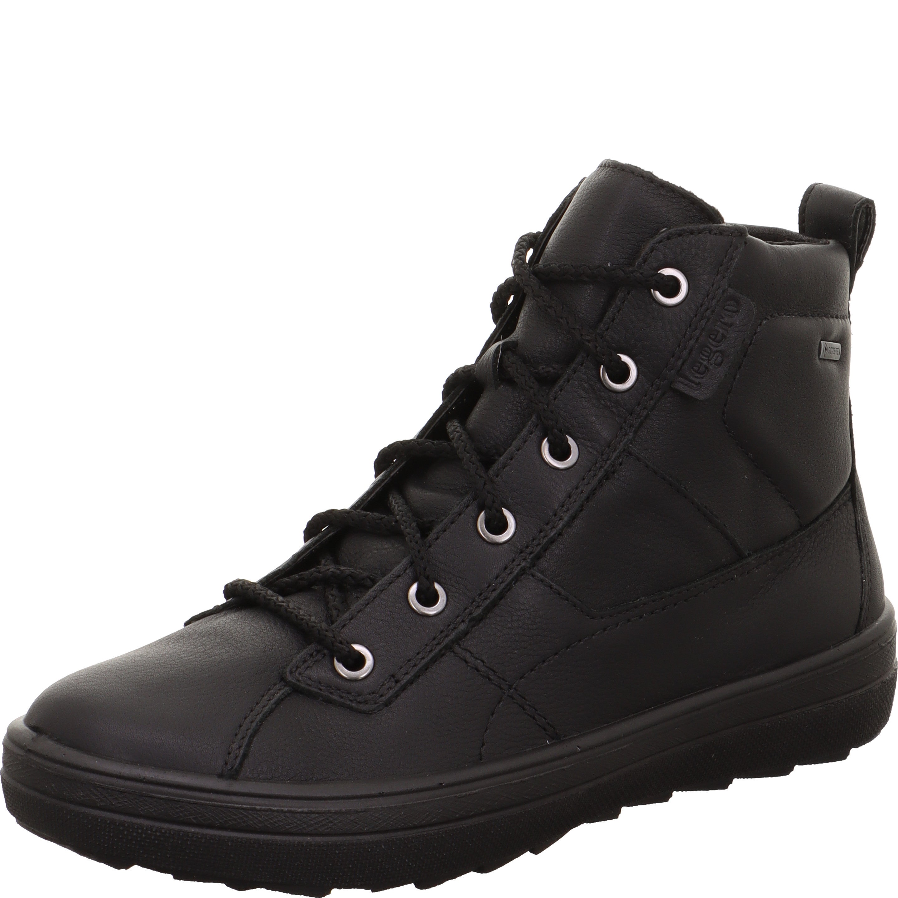 legero MIRA Damen  Sneaker high mit Reißverschluss - Farbe: Schwarz - Größe: 5.5