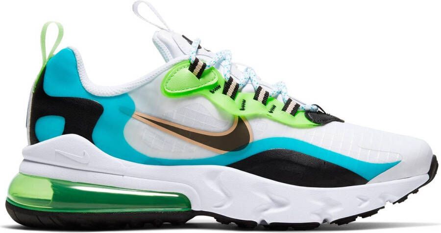 Nike Air Max 270 React SE Sneakers Oracle Aqua Black-Ghost Green