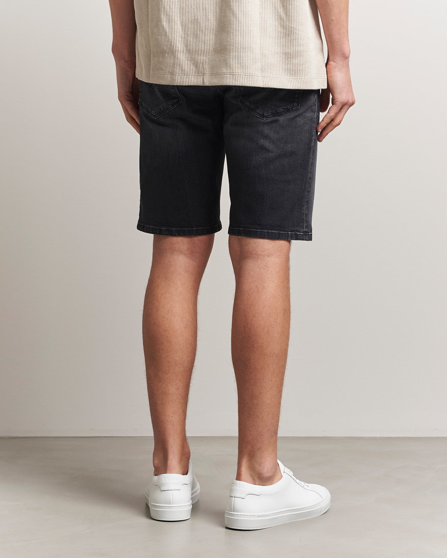 Replay RBJ981 Stretch Denim Shorts Washed Black