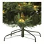 Naturtro juletre med LED-belysning 210 cm