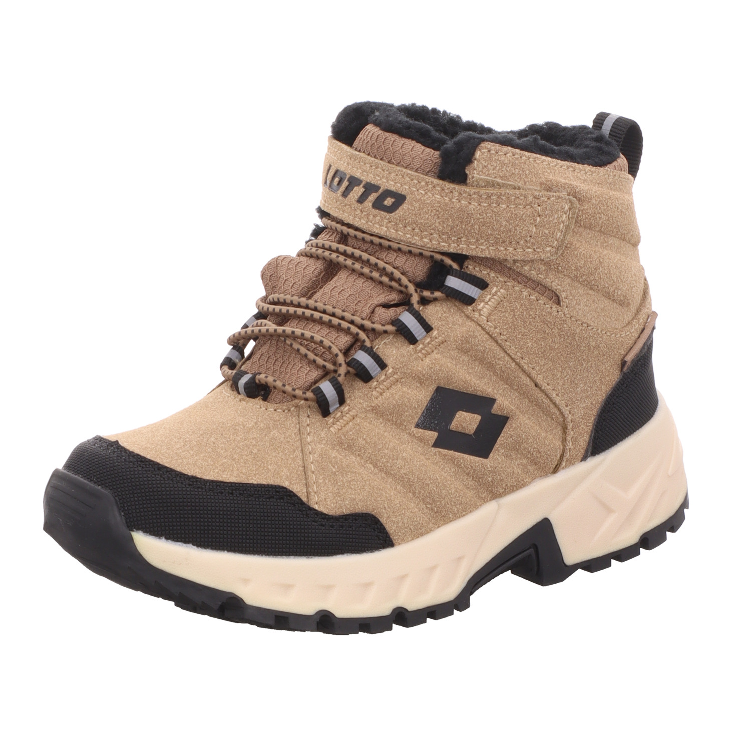Lotto Lifes Kinder-Jungen-Stiefelette KETCHAM TEX K Braun-Schwarz