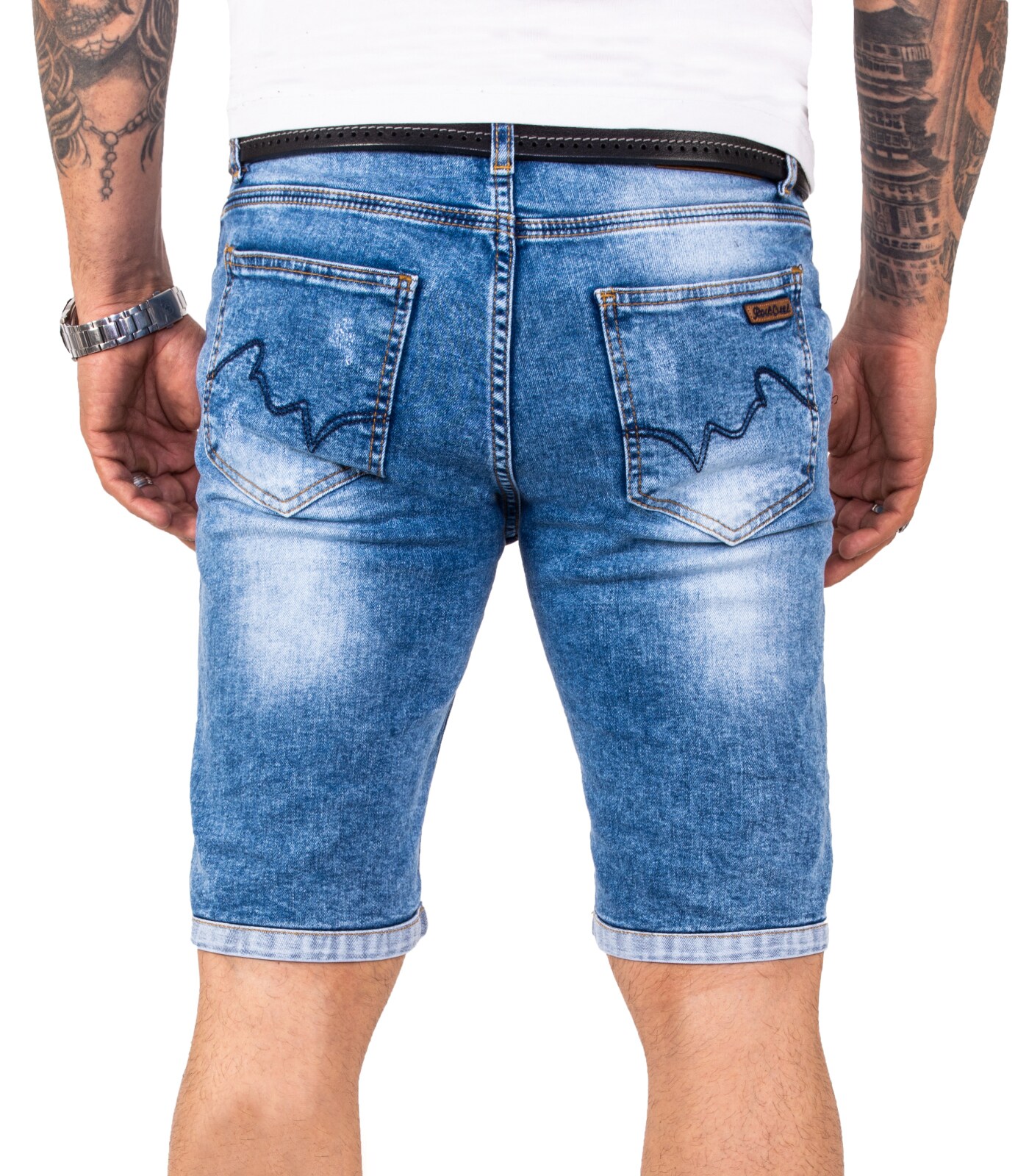 Rock Creek Shorts Jeansshorts Blau Regular Fit