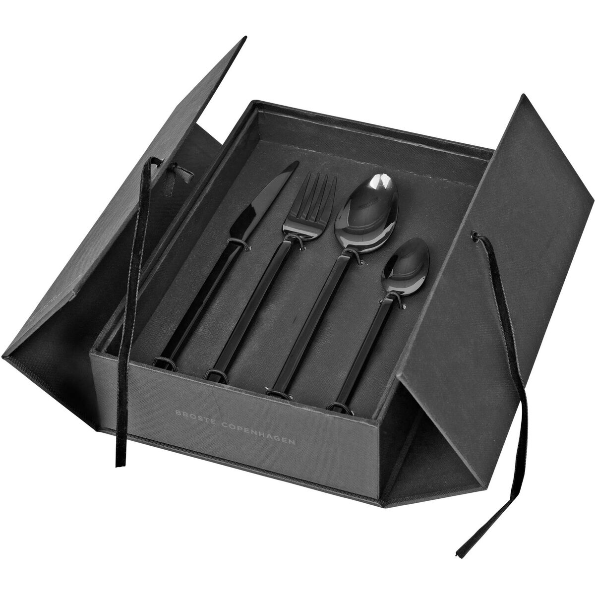 Tvis Titanium Black, bestikksett m. 16 deler