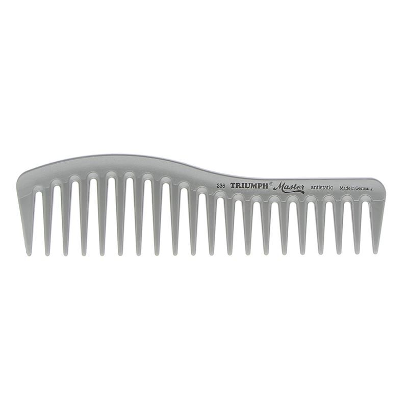 Peigne dos courbe T236 Argent