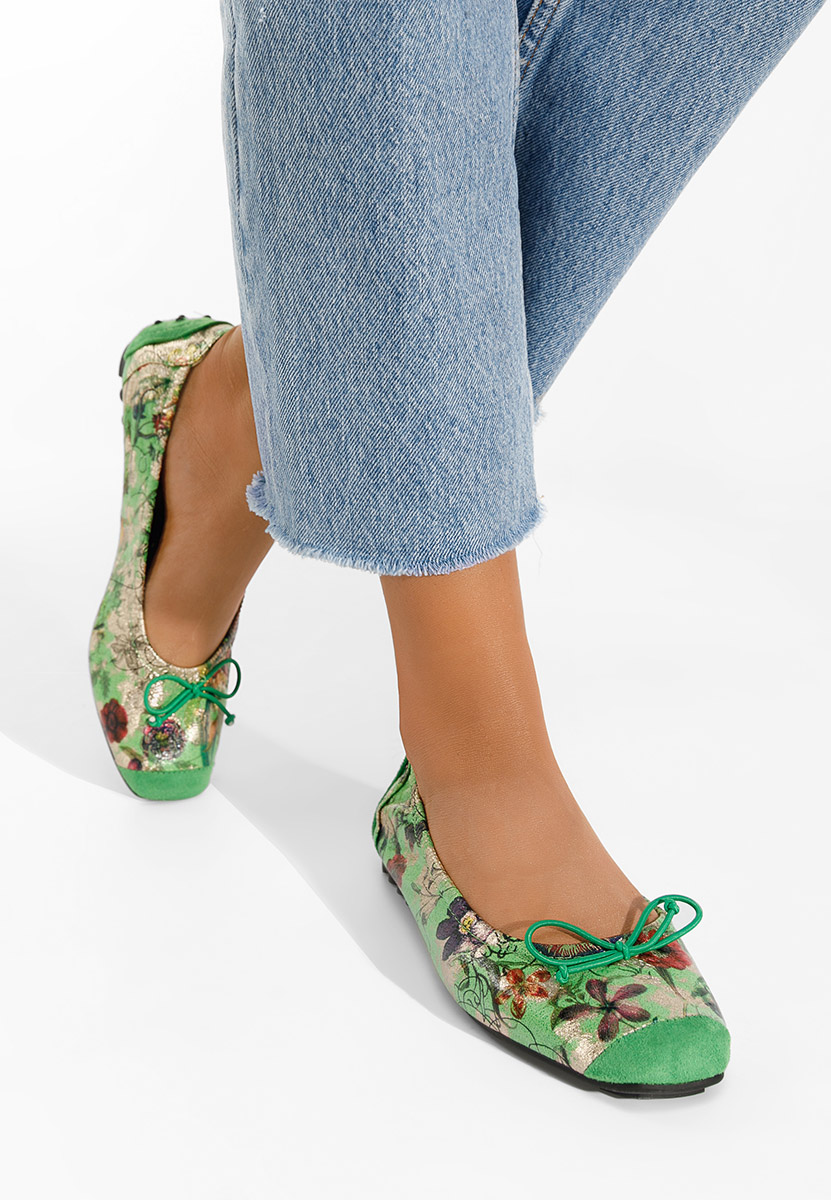 Ballerines femme verts Doriya