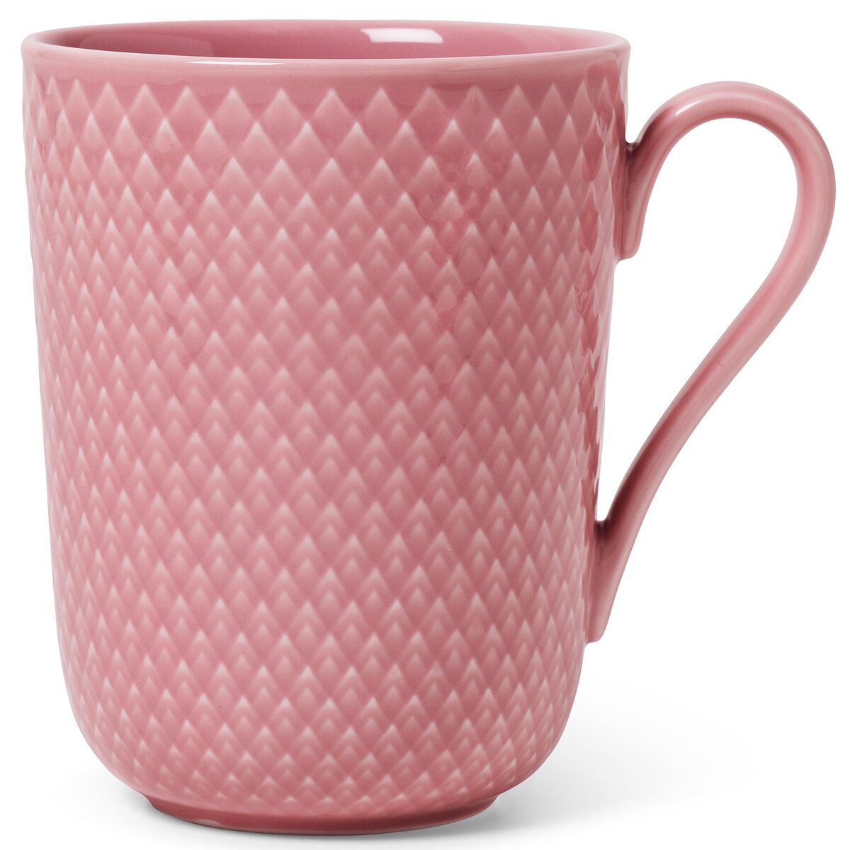Rhombe Color krus med håndtak 33 cl, rosa