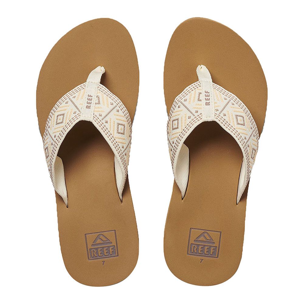 Reef SPRING WOVEN - Tongs Femme vintage white