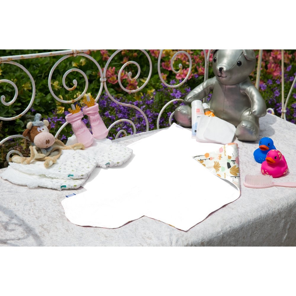 Tapis À Langer Lapin Vert D'eau