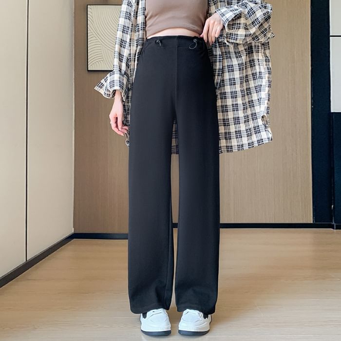 Empressa - Zwangerschapsbroek met hoge taille en wijde pijpen