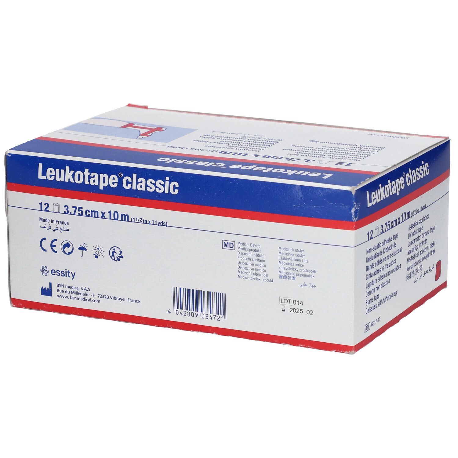 Leukotape® Classic 3,75 cm x 10 m rot
