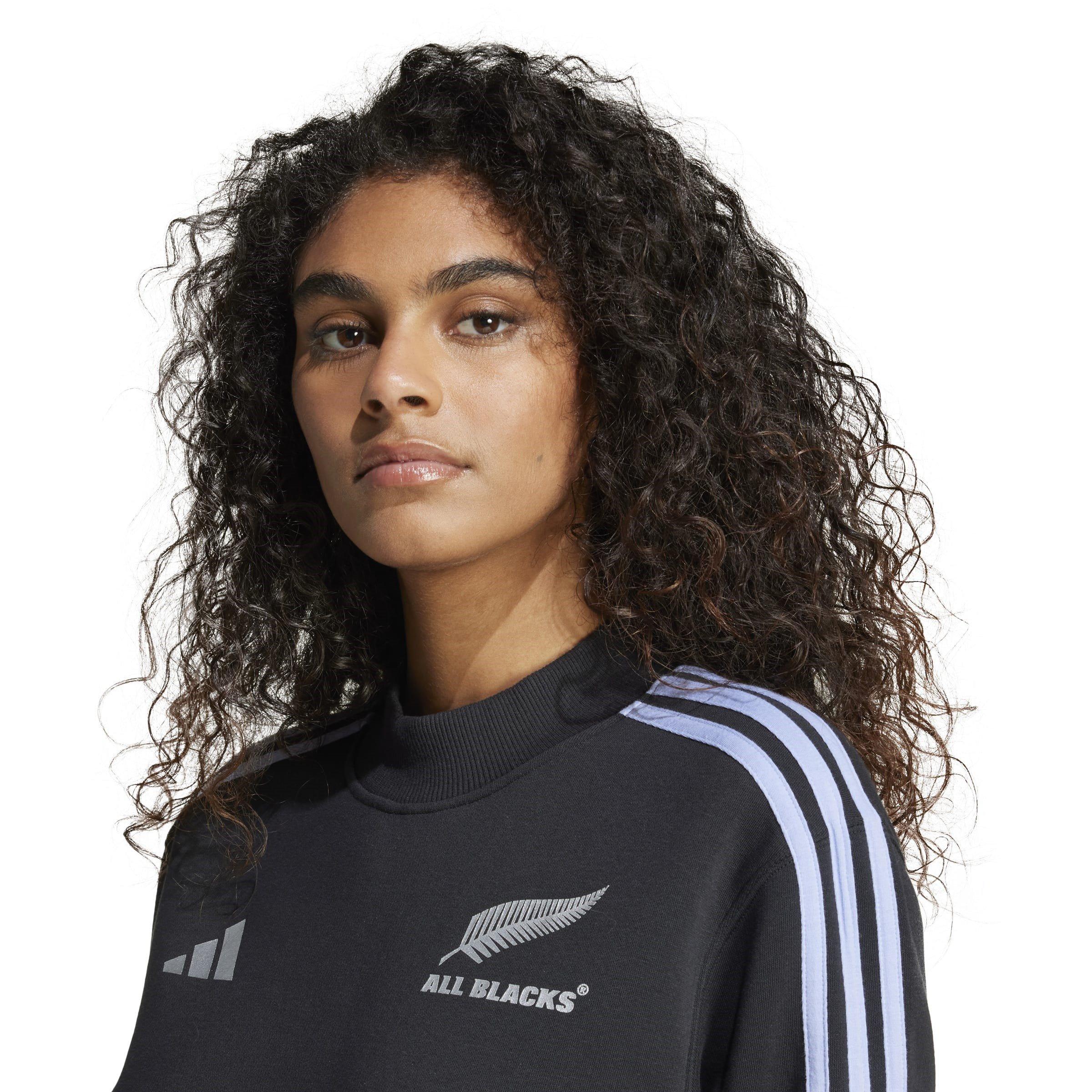 adidas All Blacks Rugby Long Sleeve Sweatshirt Womens
