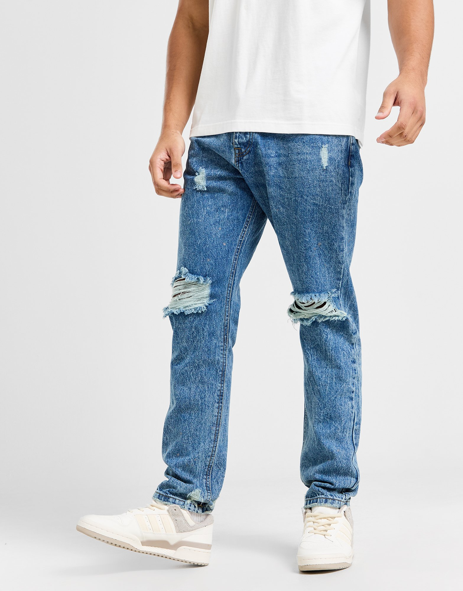 Brave Soul Jeans Split Rip Homme