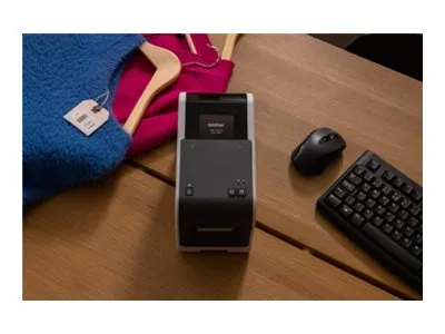 Brother TD-2320D203 - Mærkat/kvitteringsprinter - S/H - direkte termisk - Rulle (6,3 cm) - 203 dpi - op til 152.4 mm/sek. - USB 2.0, USB vært, LAN