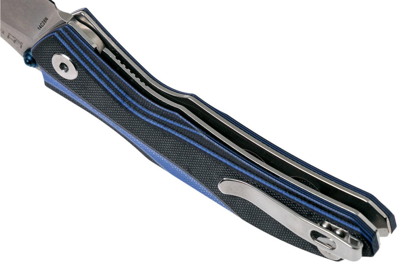 Real Steel Horus E802 Black/Blue 7432, zakmes