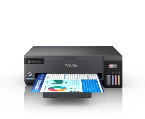 Epson EcoTank L11050 - Printer - farve - blækprinter - ITS - A3 - 4800 x 1200 dpi - op til 15 spm (mono) / op til 8 spm (farve) - kapacitet: 100 ark - USB, Wi-Fi - sort