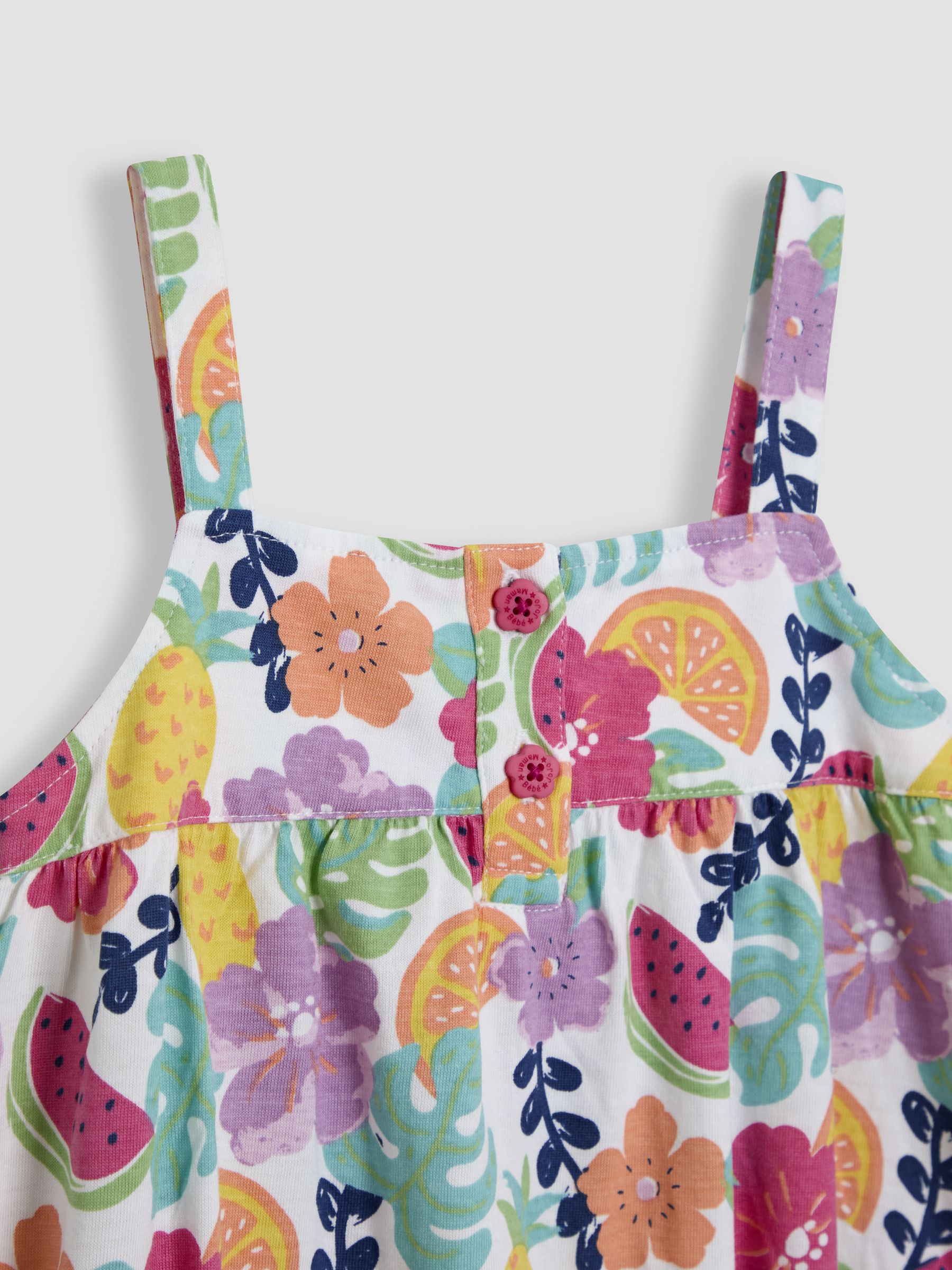 JoJo Maman Bébé Button Front Jumpsuit