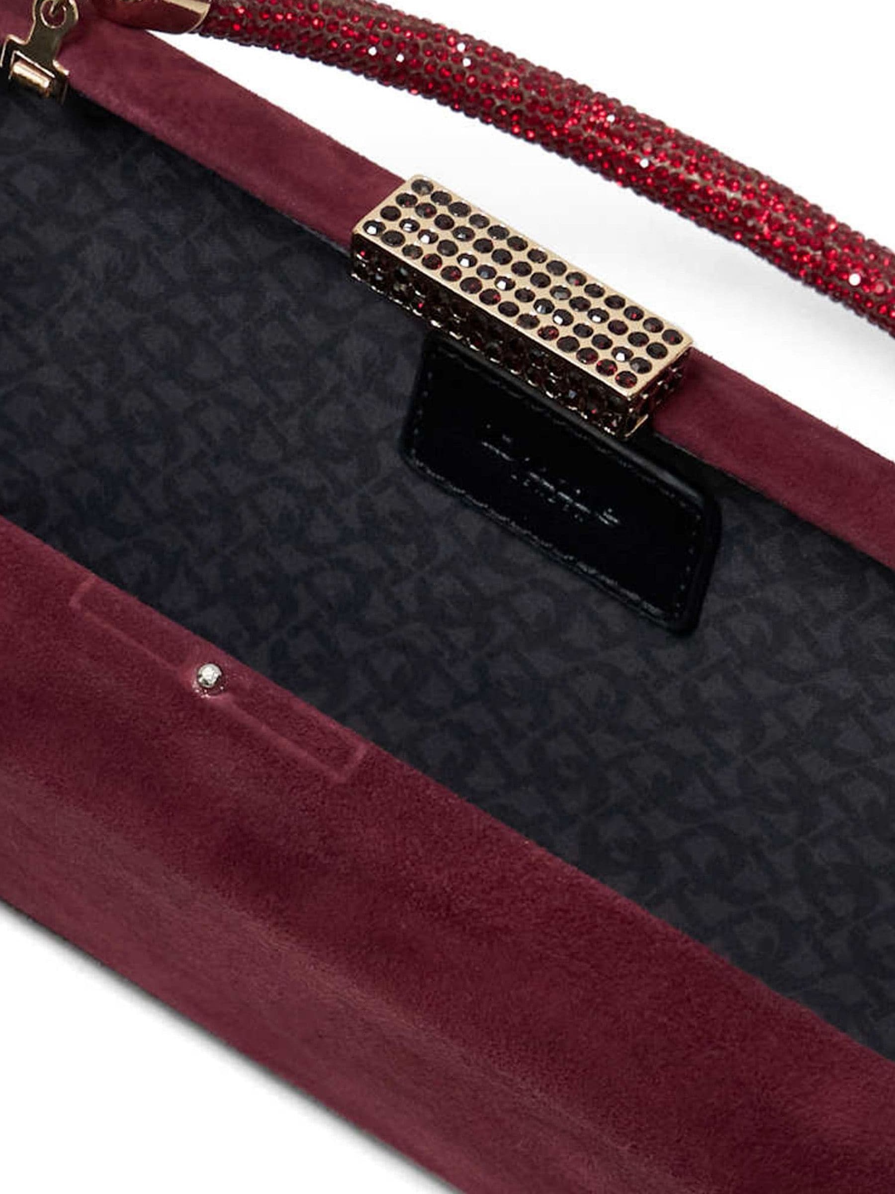 Rood - Dune London Slim Beaut Hard Clutch Bag