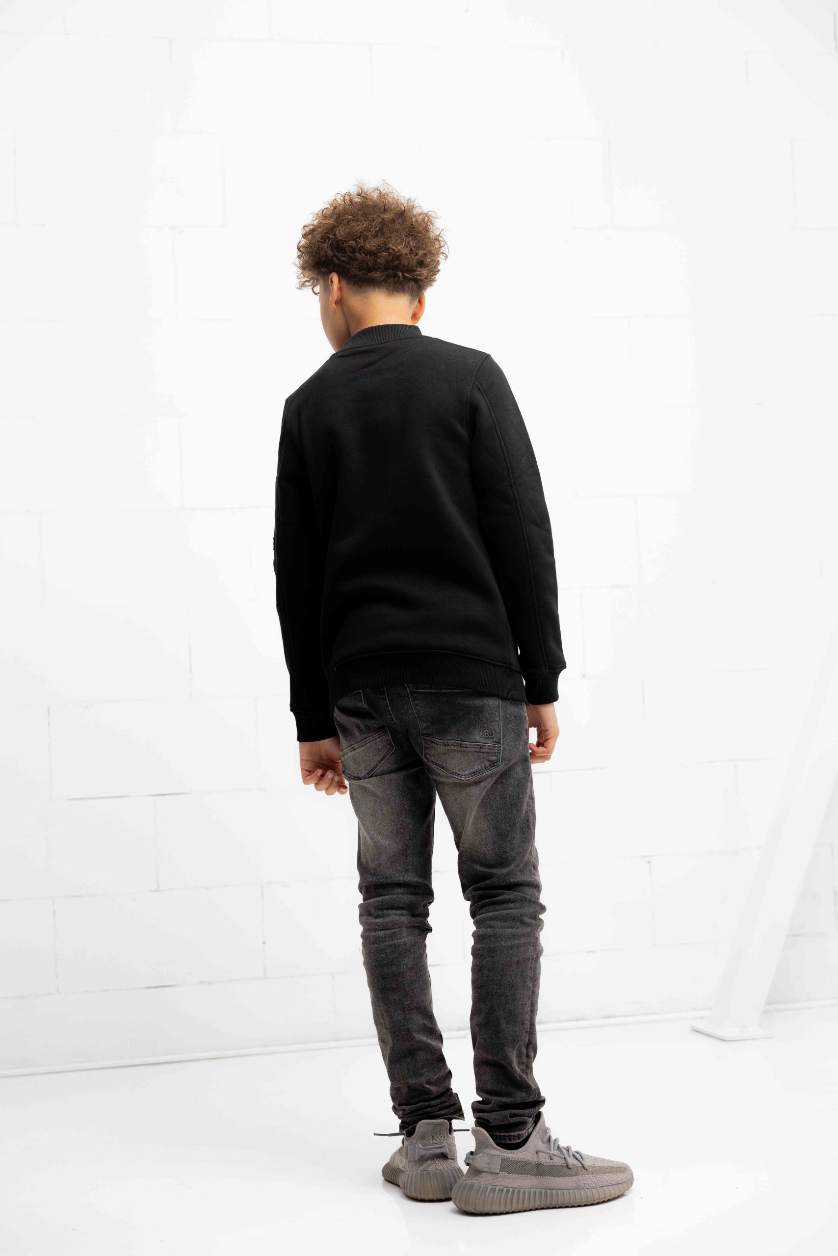 Malelions Turtle Sweater Kids Zwart