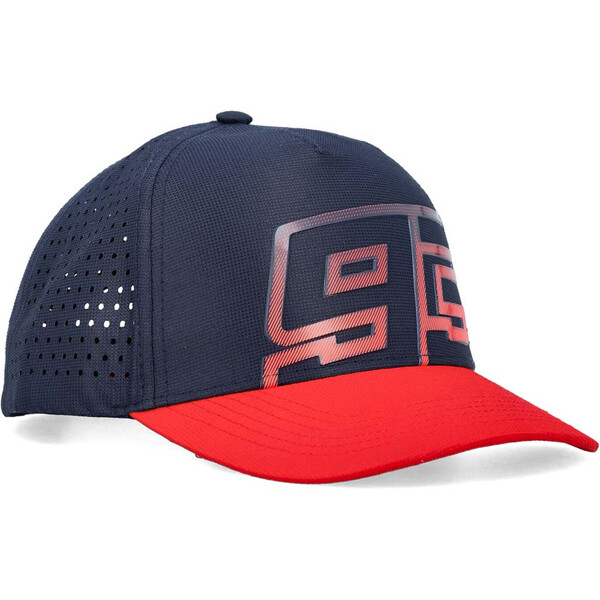 marc marquez - Casquette midvisor mesh 93 Bleu / Rouge
