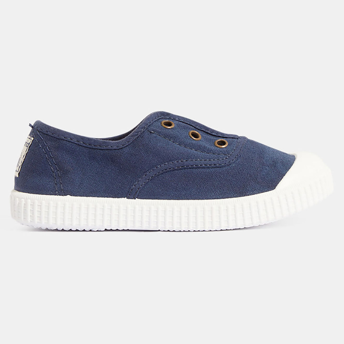 Victoria Baskets en Coton Bio bleu marine