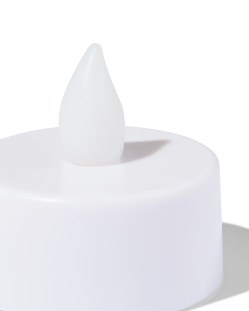bougies chauffe-plat led blanc