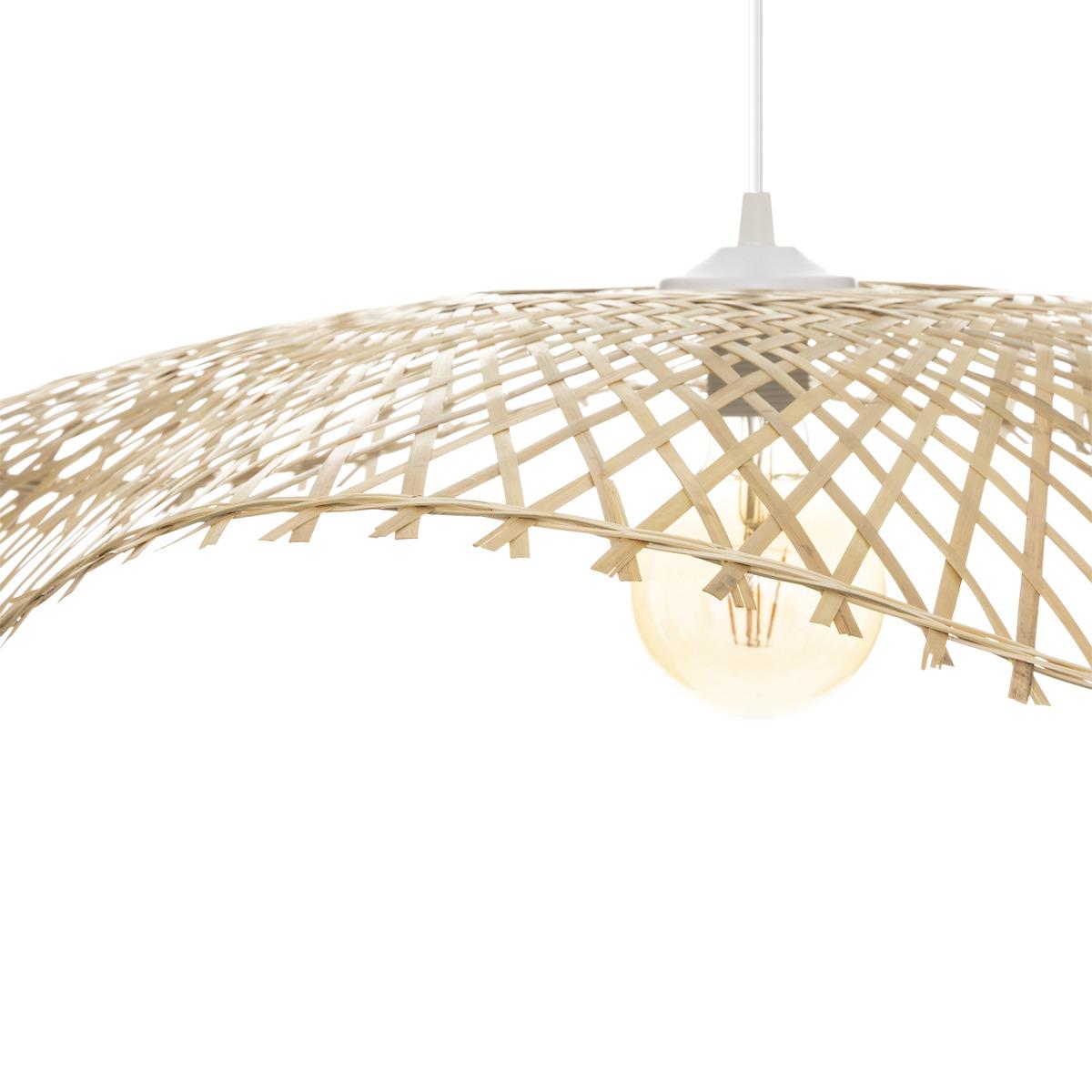 SUSPENSION BAMBOU TESS NATUREL D.75CM