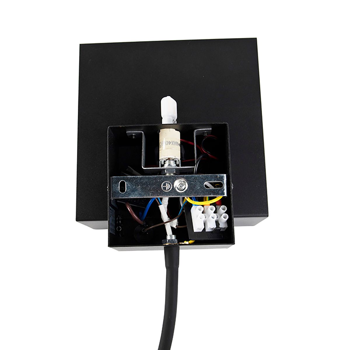 Smart wandlamp zwart met USB en flexarm incl. Wifi G9 - Flero