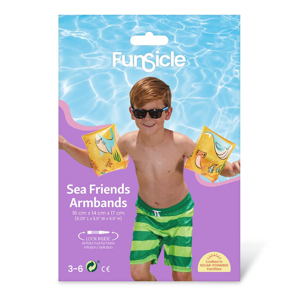 ARMRINGER FUNSICLE GUL MED MOTIV