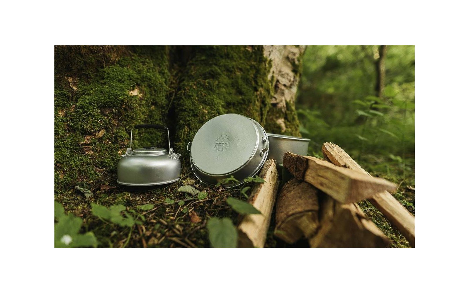Easy Camp Kochset Adventure Cook Set silber M